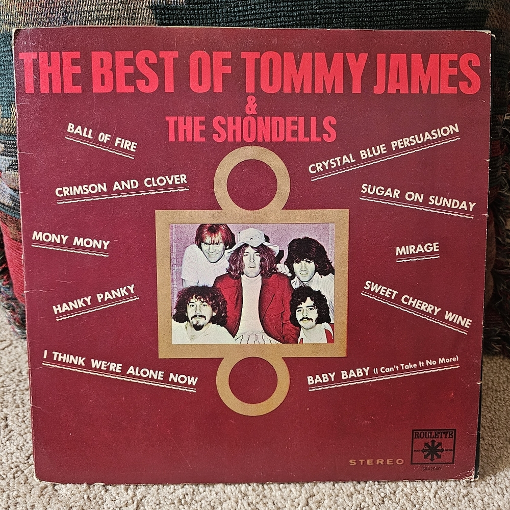 The Best Of Tommy James & The Shondells LP Record Vinyl LP SR42040